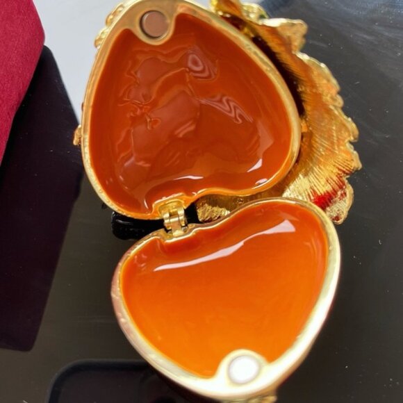 🦚 Stunning peacock luxurious jewelry case - Picture 5 of 5